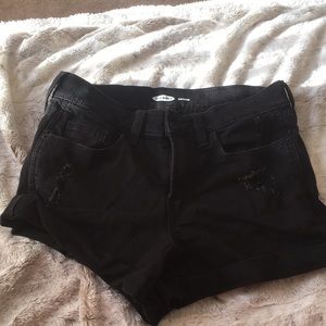 Black Old Navy Jean Shorts